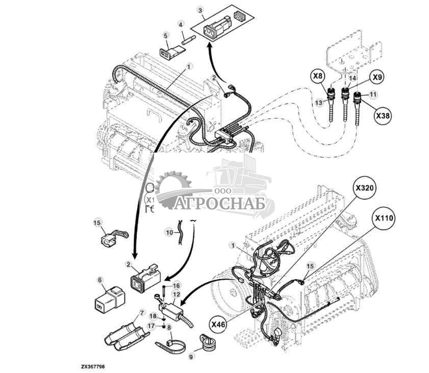 FRONT WIRING HARNESS 